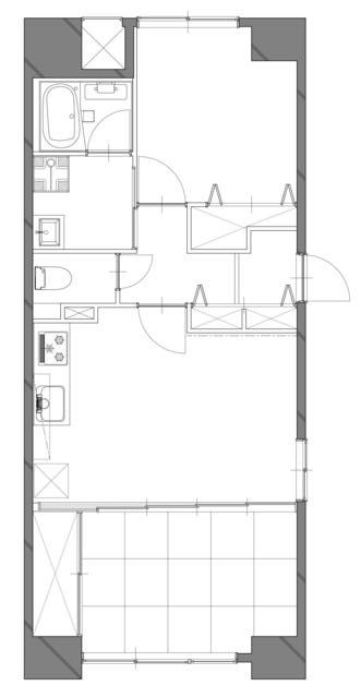 京都府京都市下京区_2LDK_リノベーション後_間取り図