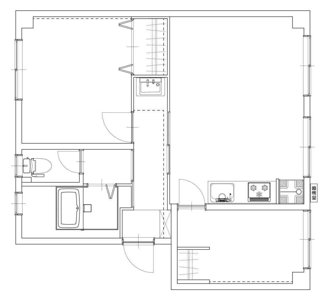 東京都大田区_団地_2LDK_リノベーション後_間取り図
