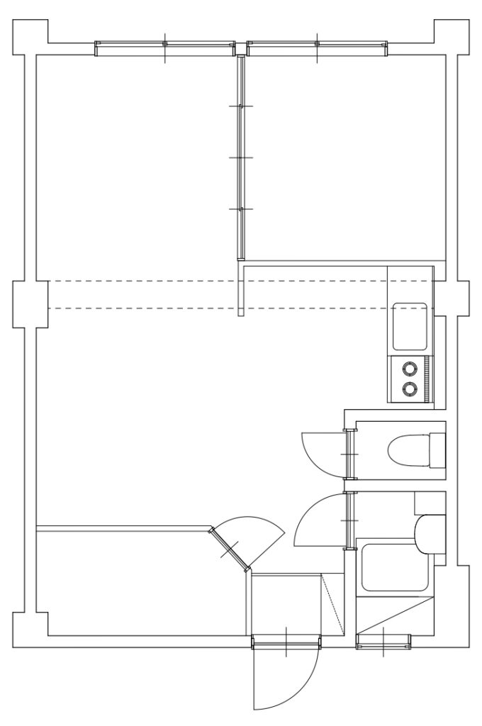 分譲マンション_1LDK_間取り図