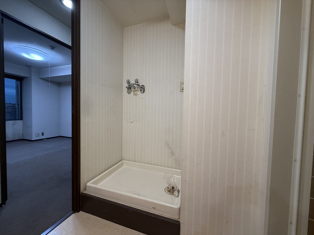 神奈川県横浜市_分譲マンション_リノベーション_ビフォー_脱衣所_洗濯パン