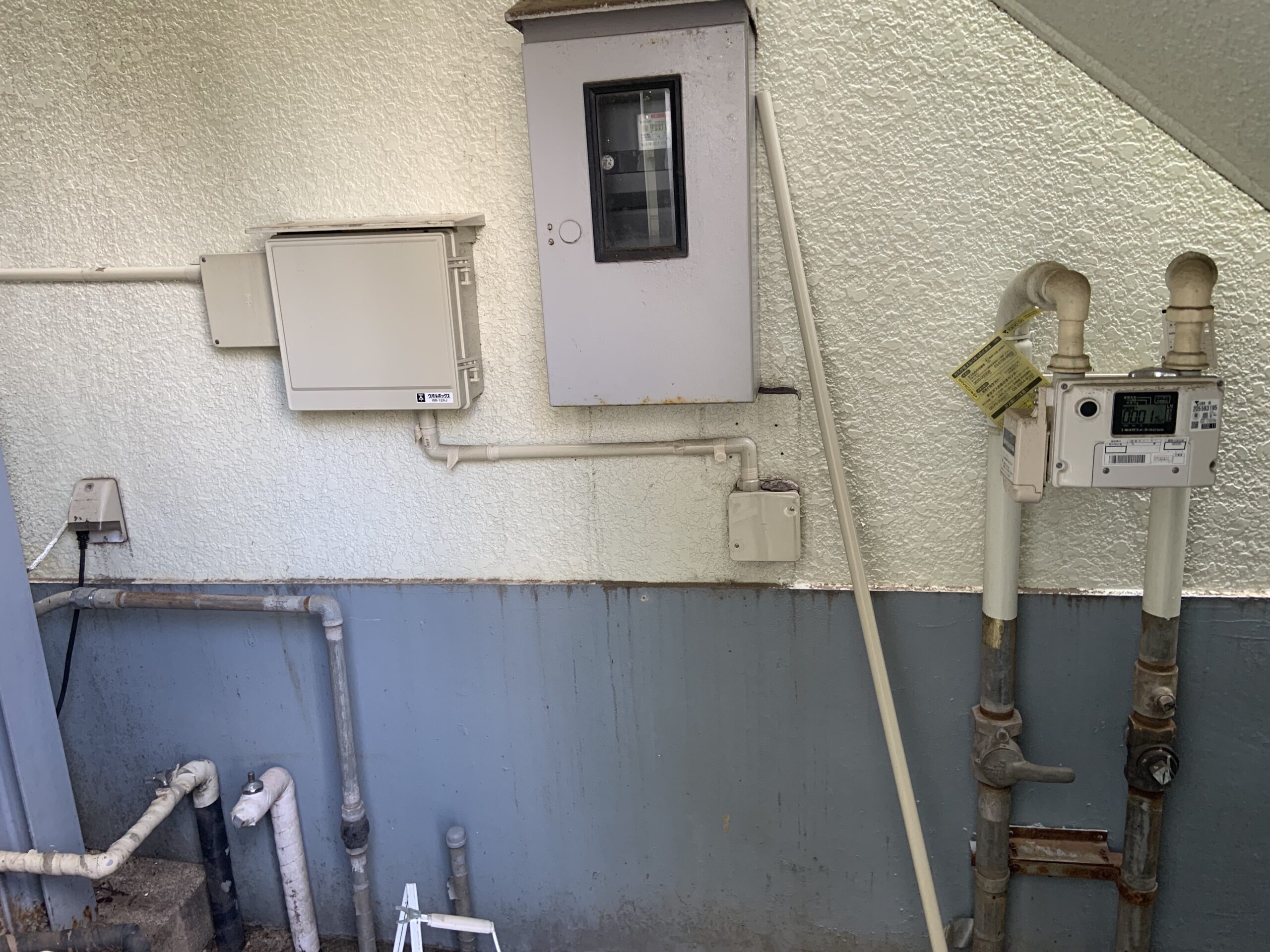 インフラ工事_電気メーター_ガスメーター_2LDK