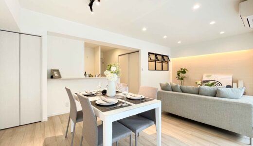 800万円で千葉県船橋市のマンションをリノベーション｜オシャレな室内窓と間接照明で、光と開放感あふれる住まいに／イメチェン習志野店