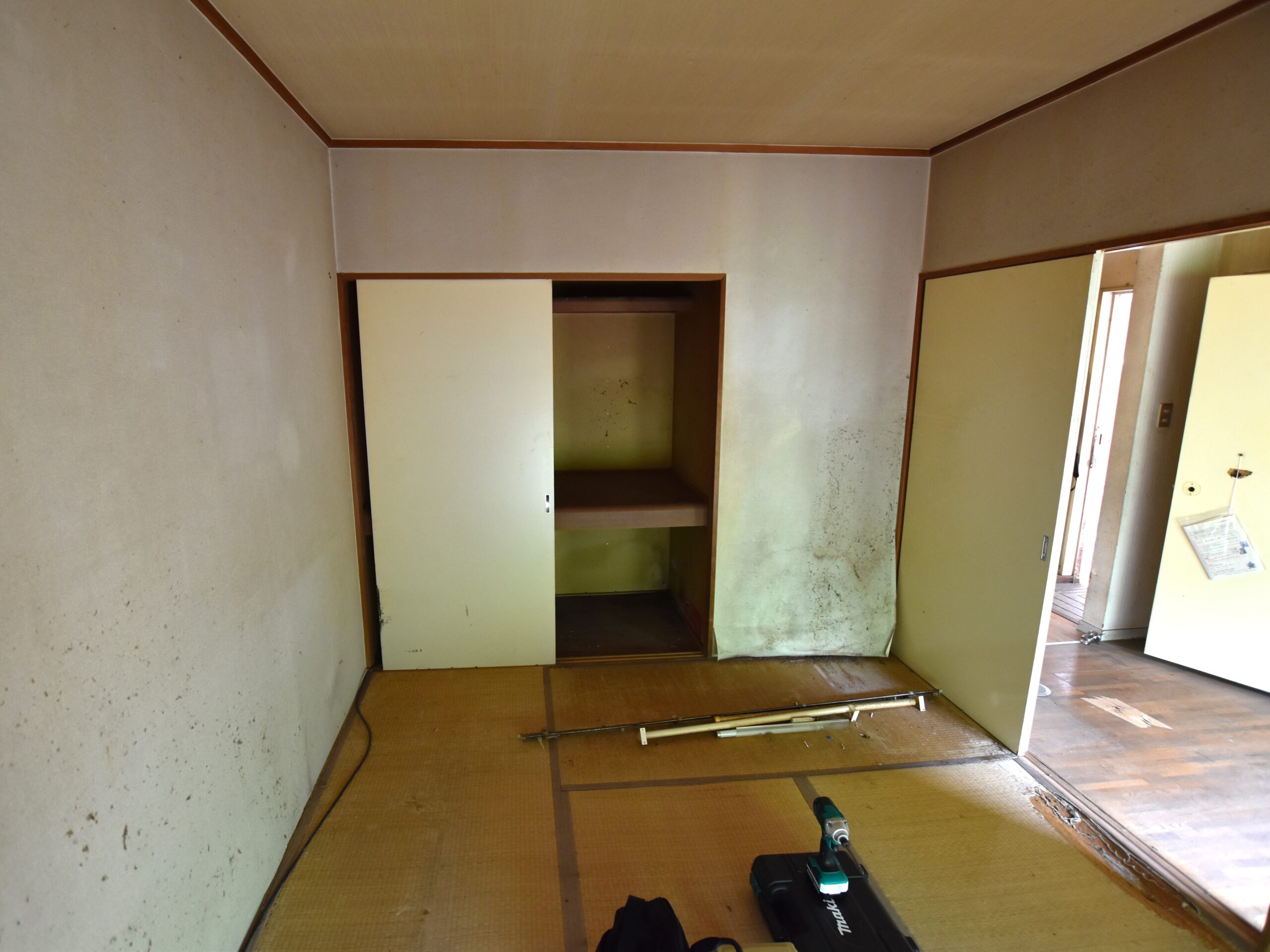 ビフォー_和室リフォーム_収納_2DK