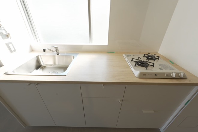 ビフォーアフター_キッチン_クノックスフルト_IKEA_1LDK