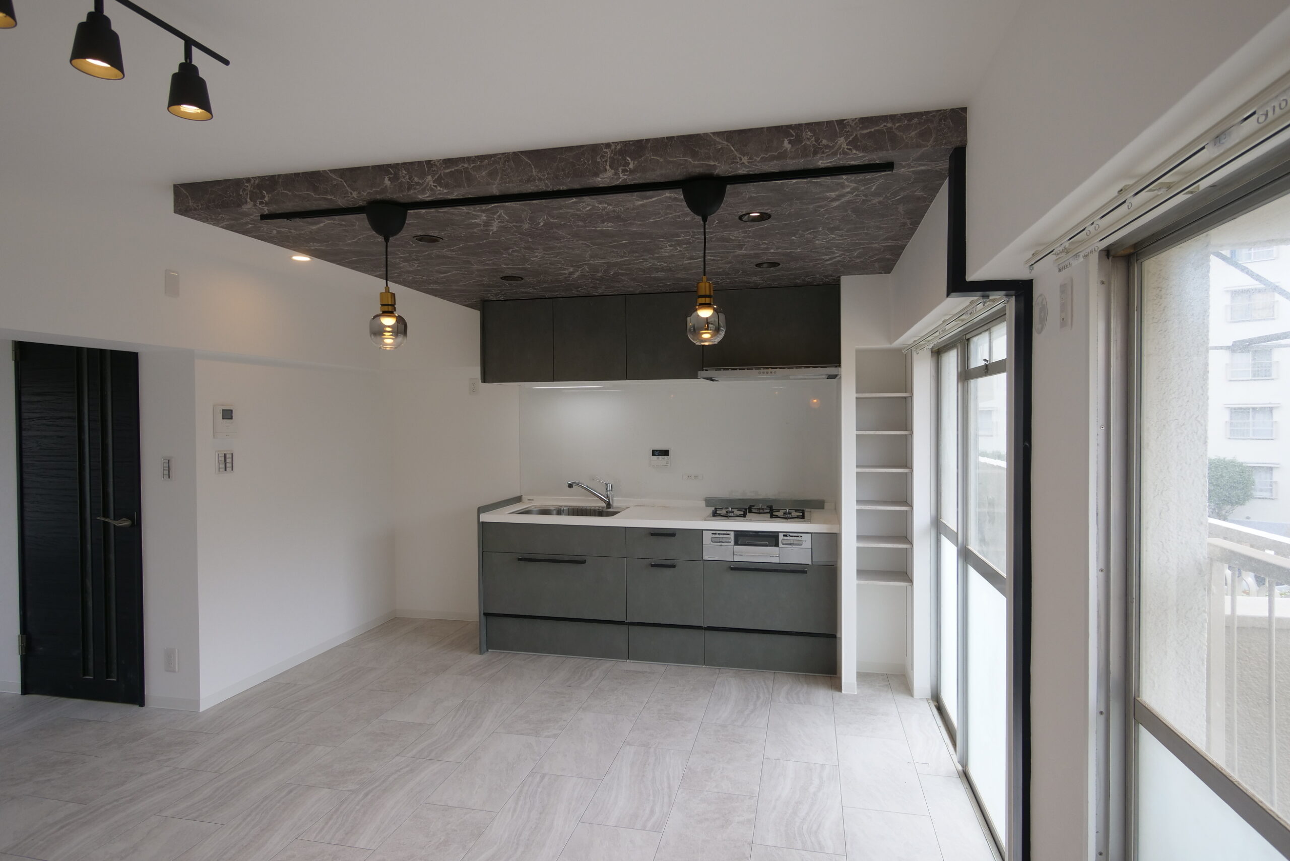 ビフォーアフター_キッチン_クリナップ_rakuera_1LDK