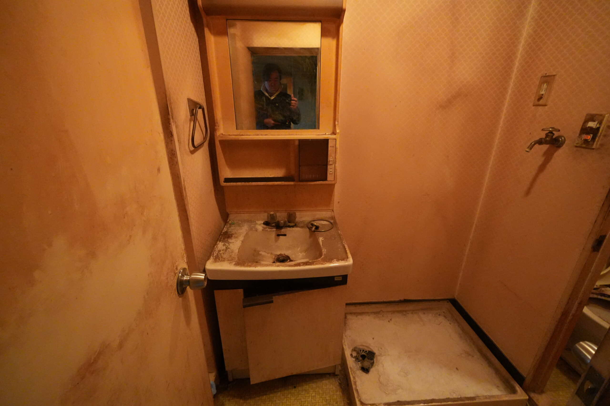 ビフォー_洗面台_ジャニス工業_アルテシリーズ_1DK