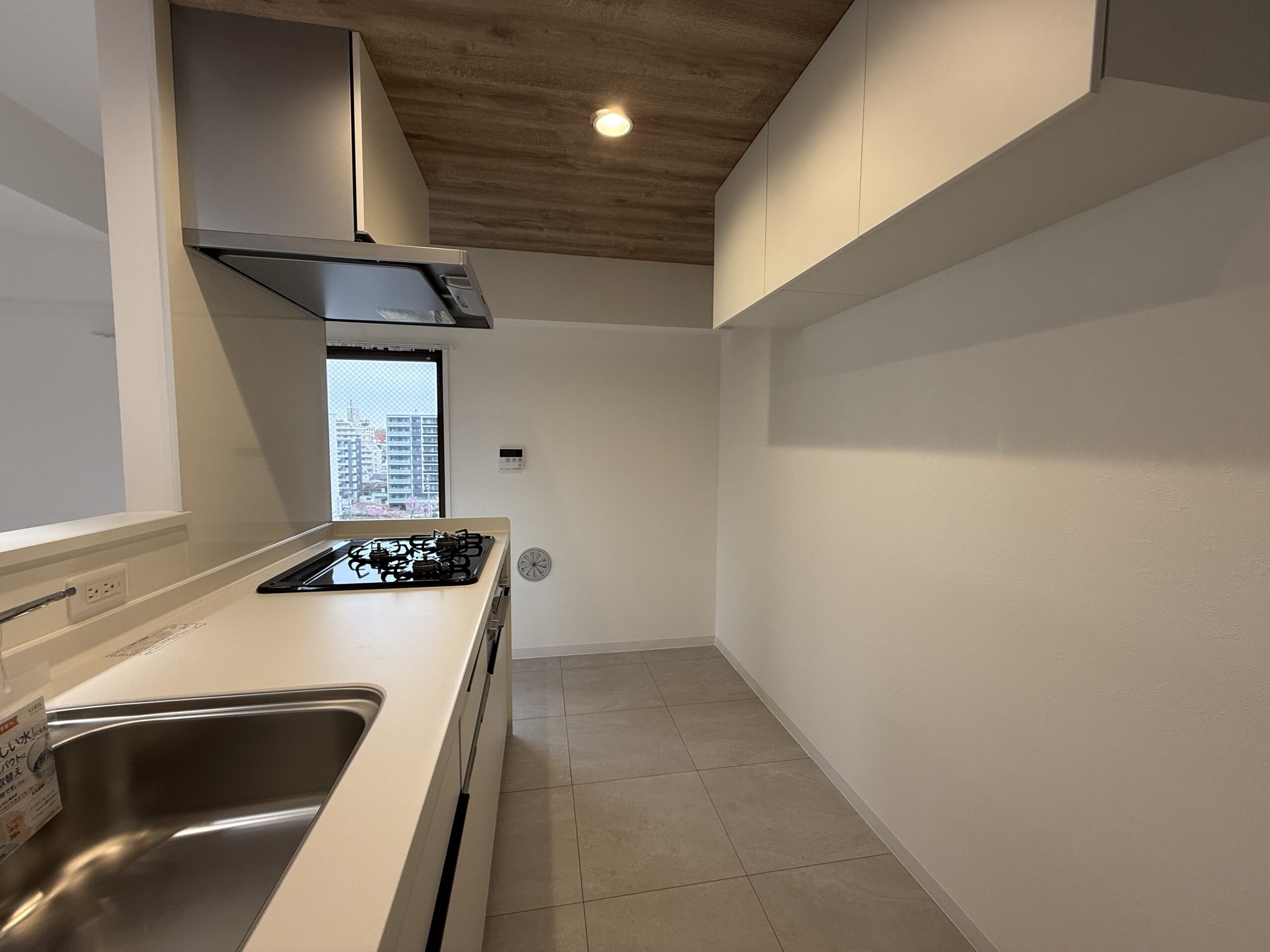 ビフォーアフター_キッチン_背面通路_アイランドキッチン_2LDK