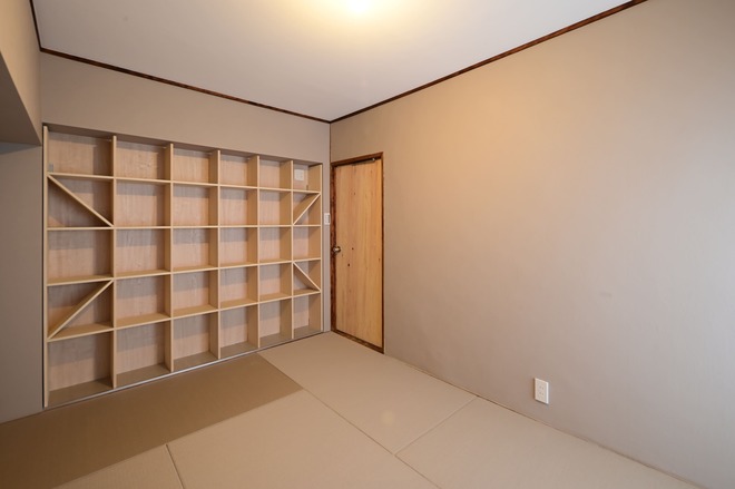 ビフォーアフター_和室_造作建具_針葉樹合板_2LDK