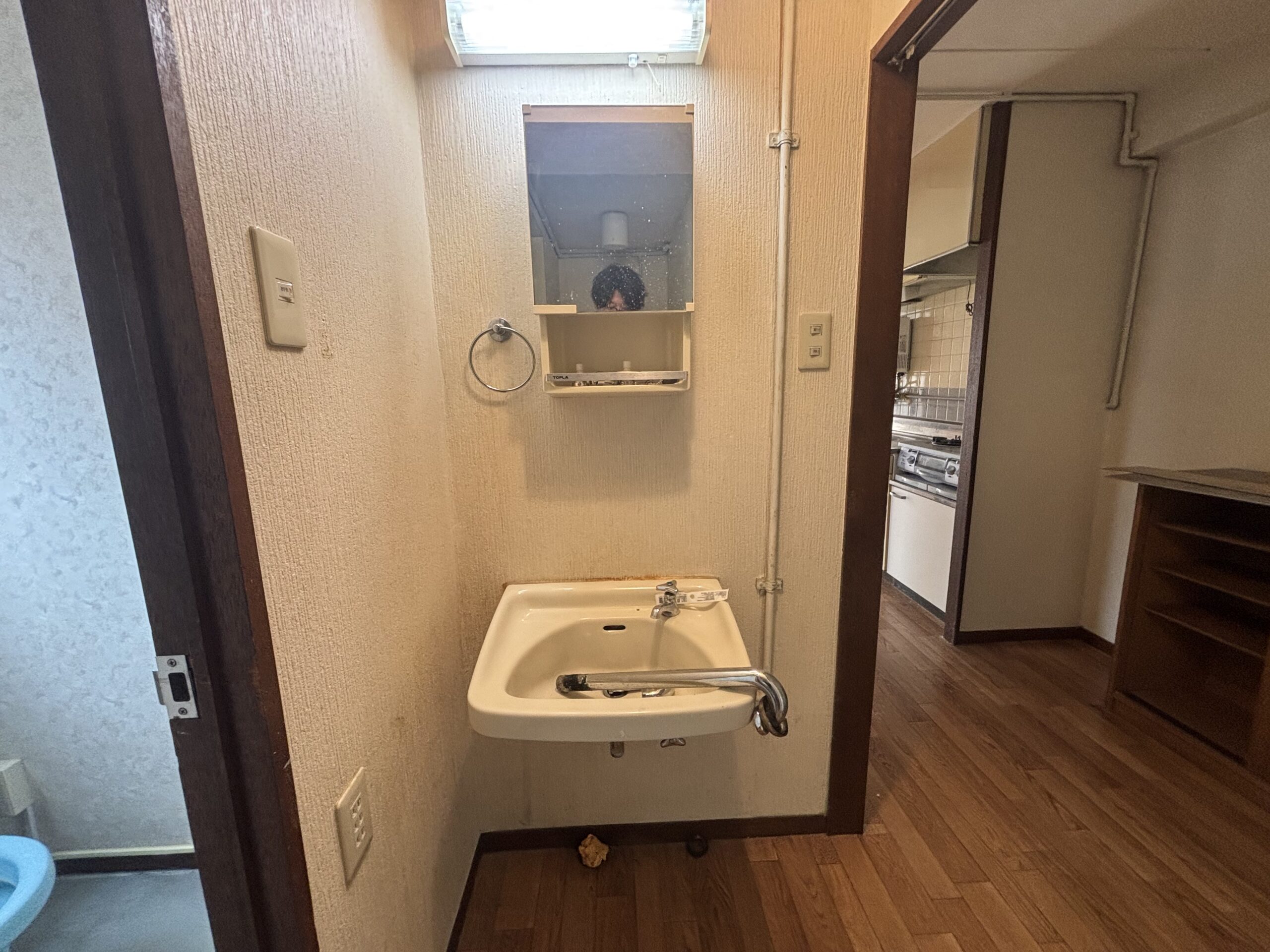ビフォー_洗面台_LIXIL_オフト_間口６００_1LDK