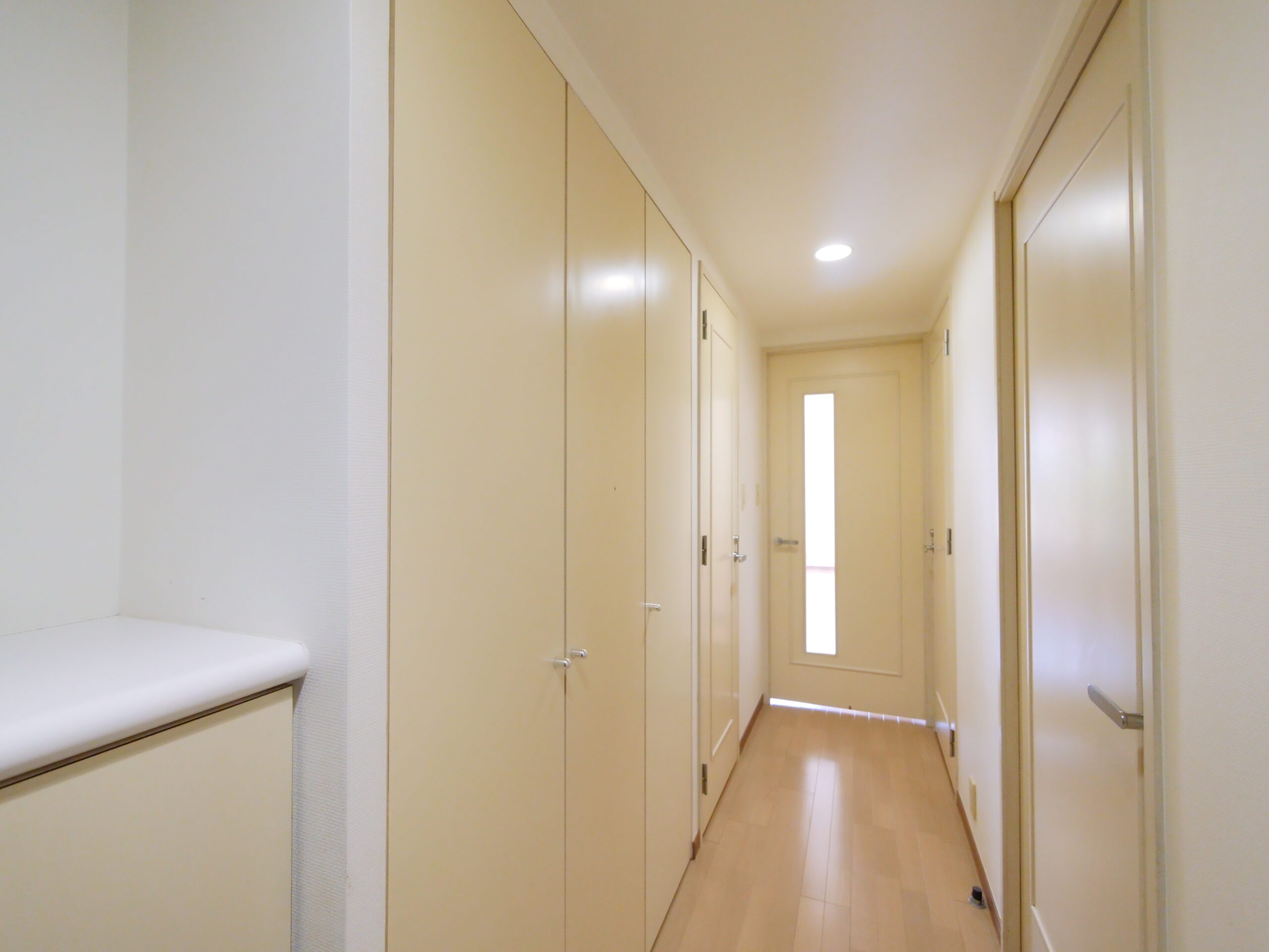 ビフォー_脱衣所扉片開き_トイレ扉片引き戸_2LDk